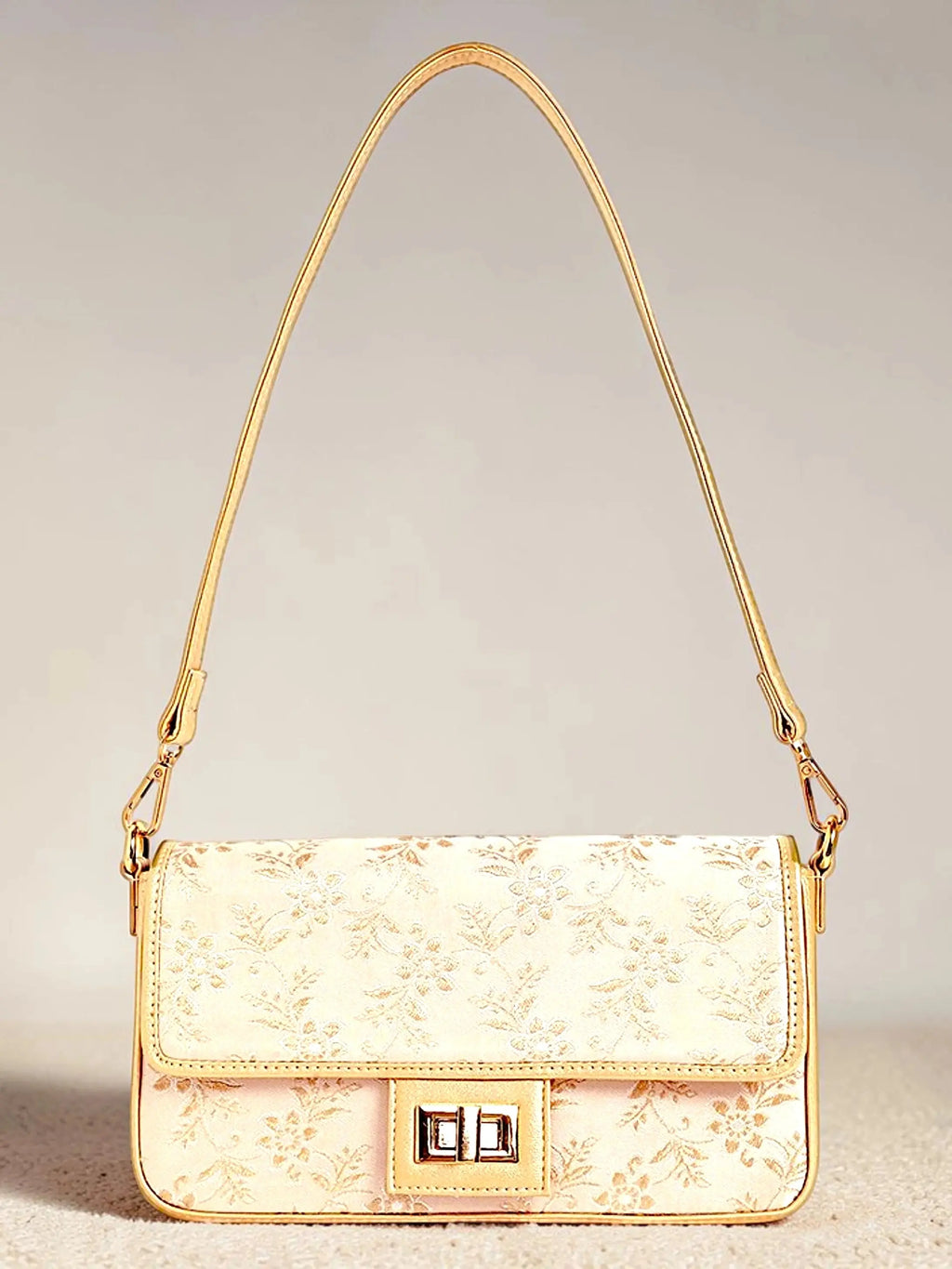 Alira Shoulder Bag - Off white Gold