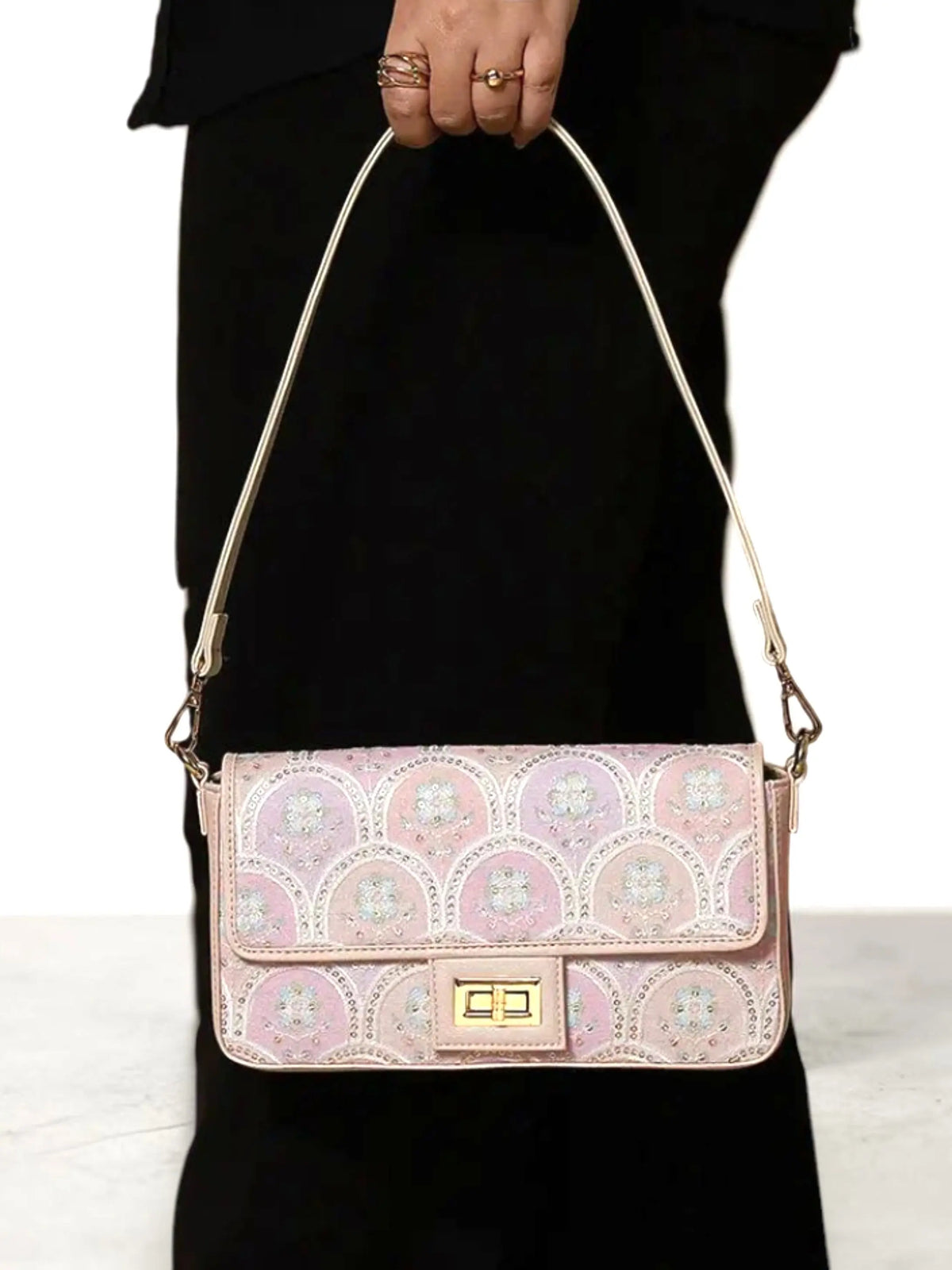 Alira Shoulder Bag - Pearl Blush