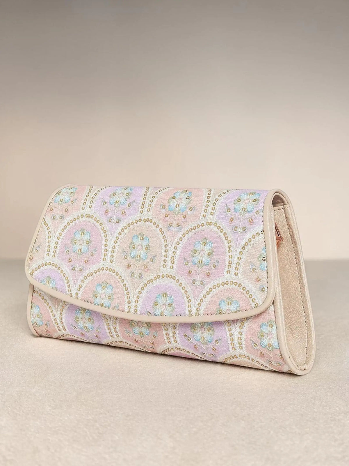 Elisa Wallet Sling - Pearl Blush