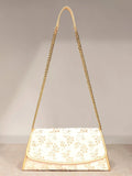 Elisa Wallet Sling - Off white Gold