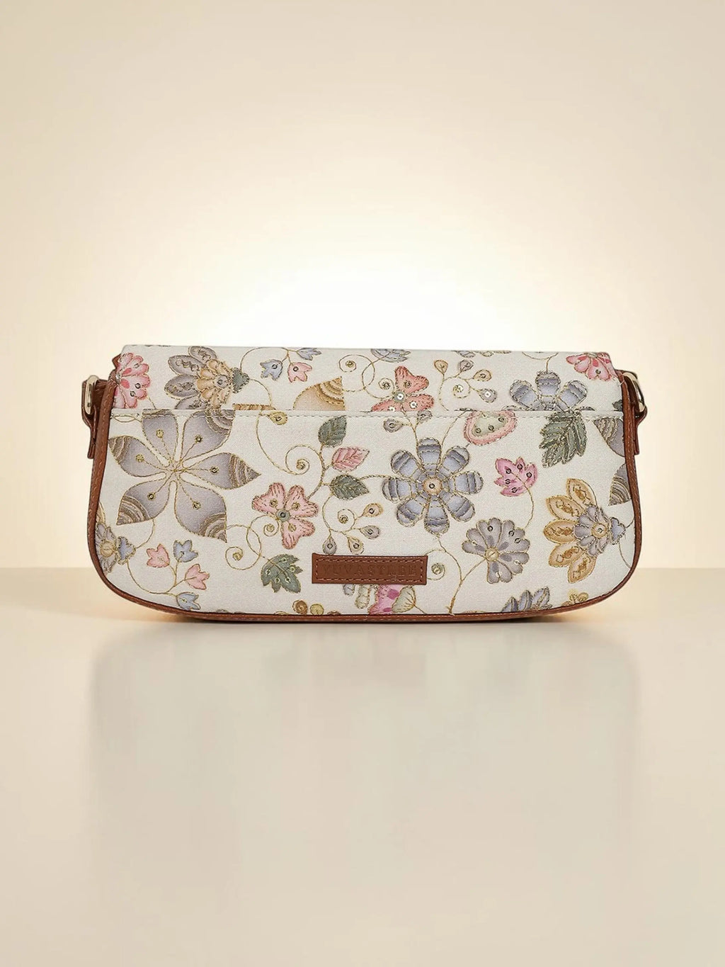Saira Crossbody bag - Caramel Ivory