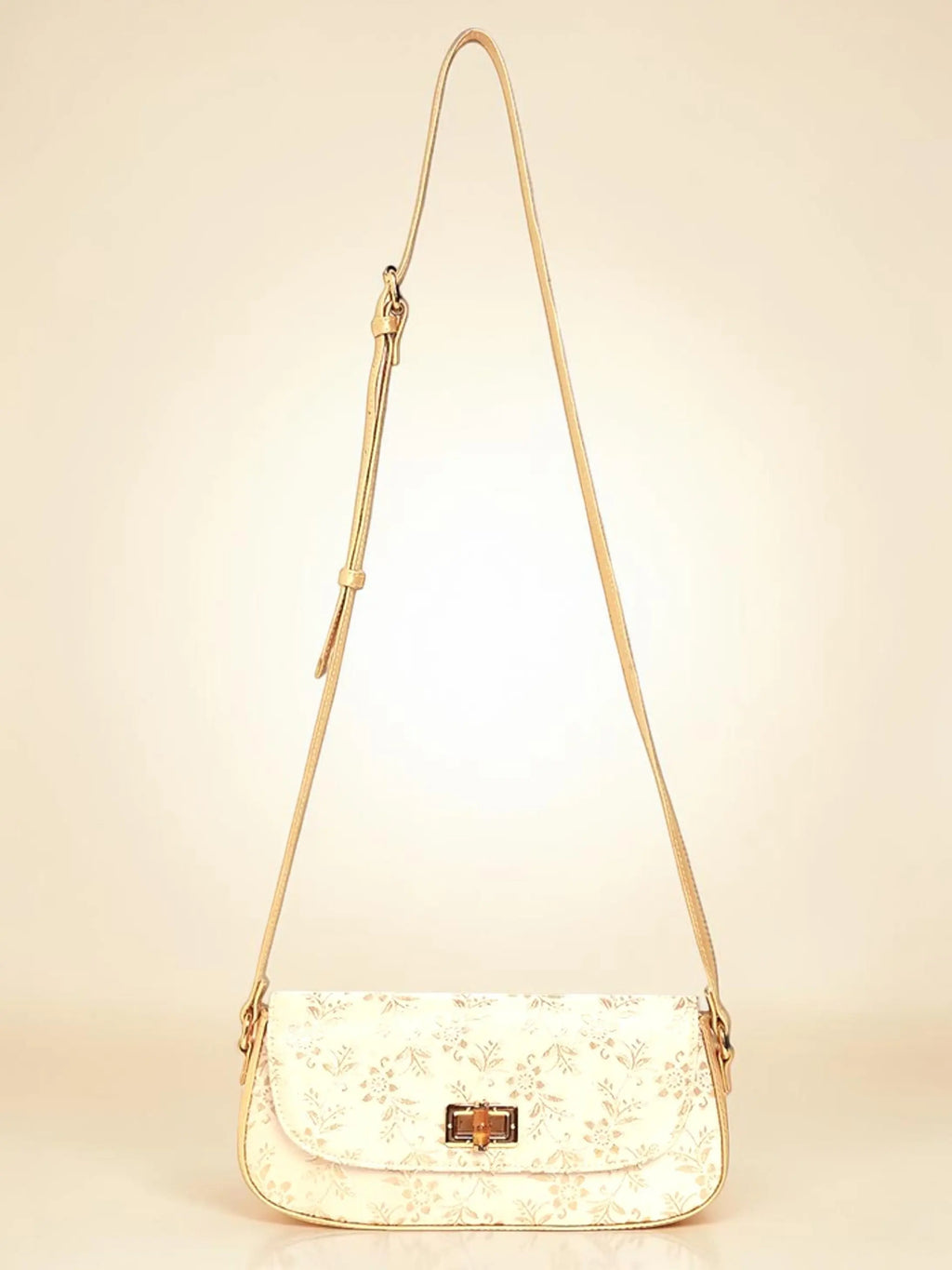 Saira Crossbody bag - Off white Gold