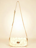 Saira Crossbody bag - Off white Gold