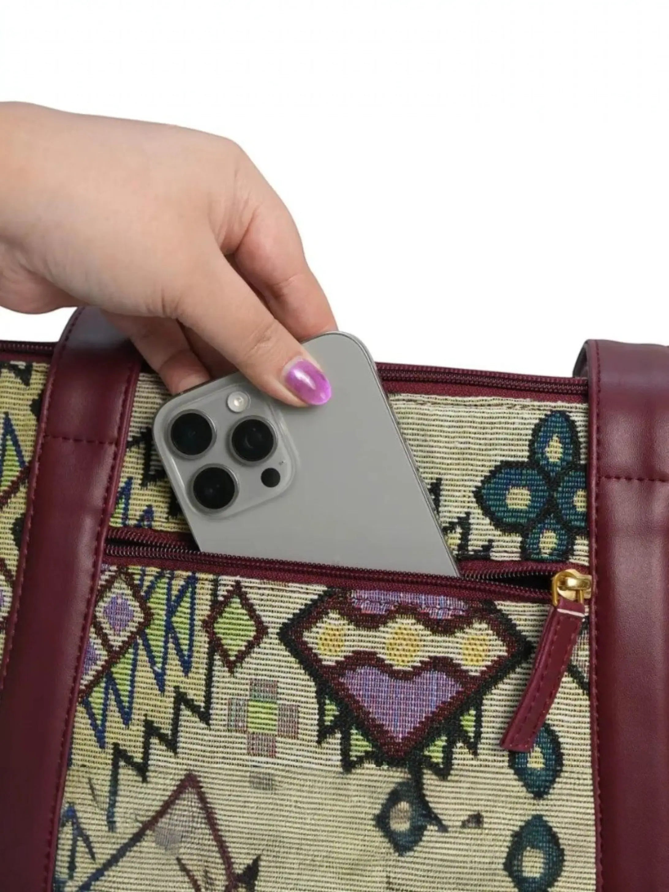 Lyra Tote-Boho Ember
