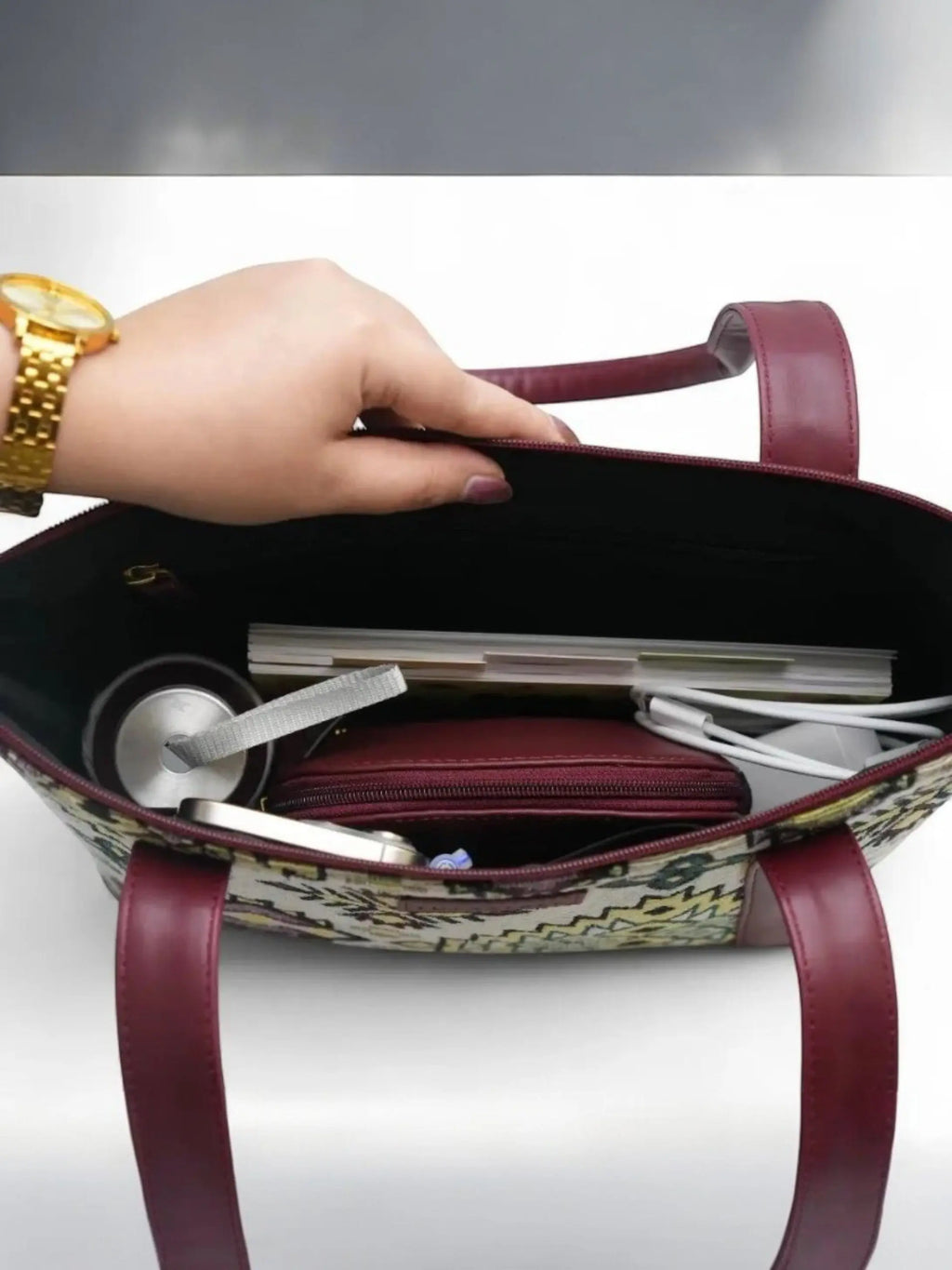 Lyra Tote-Boho Ember