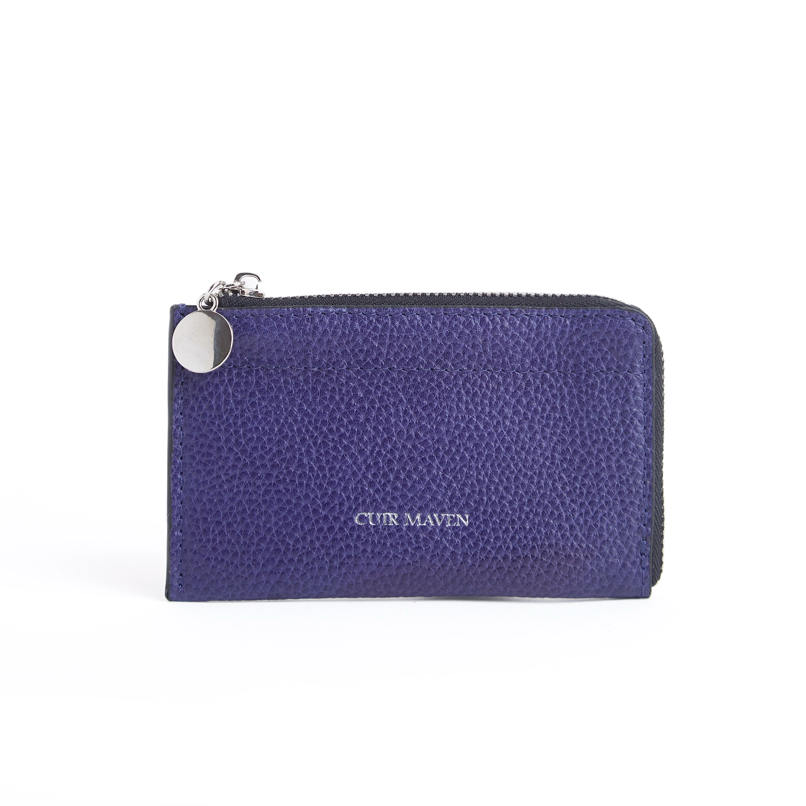Card and coin wallet-Navy Blue