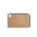 Card and coin wallet-Tan