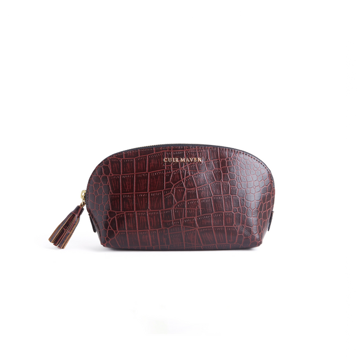 Bubble Pouch-Cherry Black