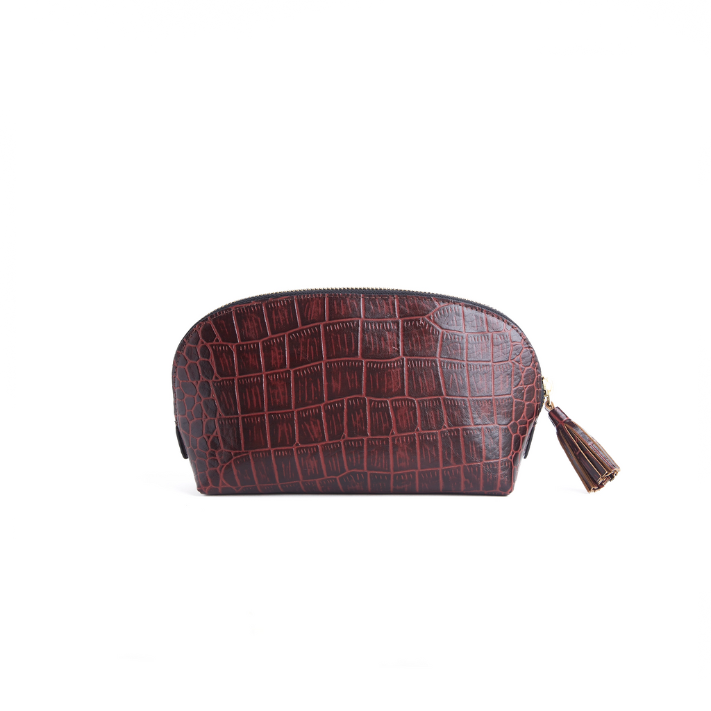 Bubble Pouch-Cherry Black