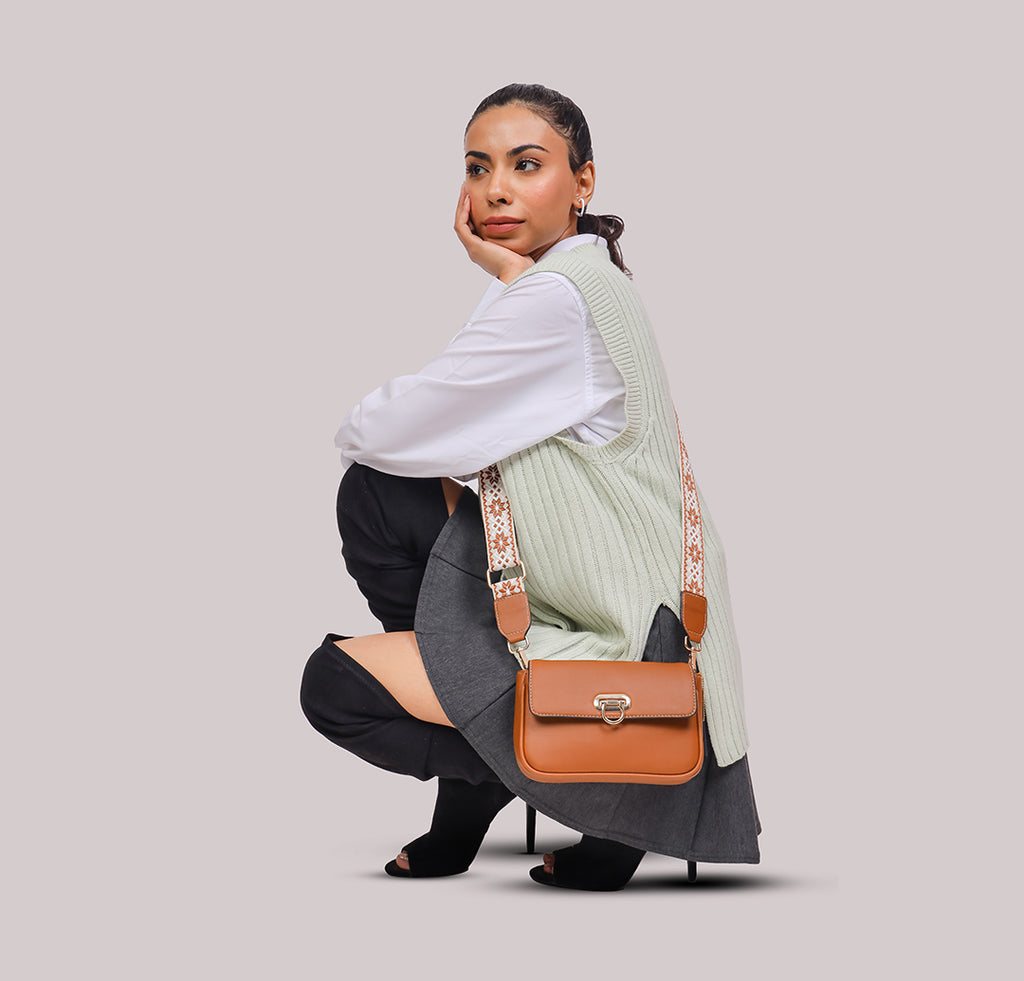 Sway Crossbody bag - Tan
