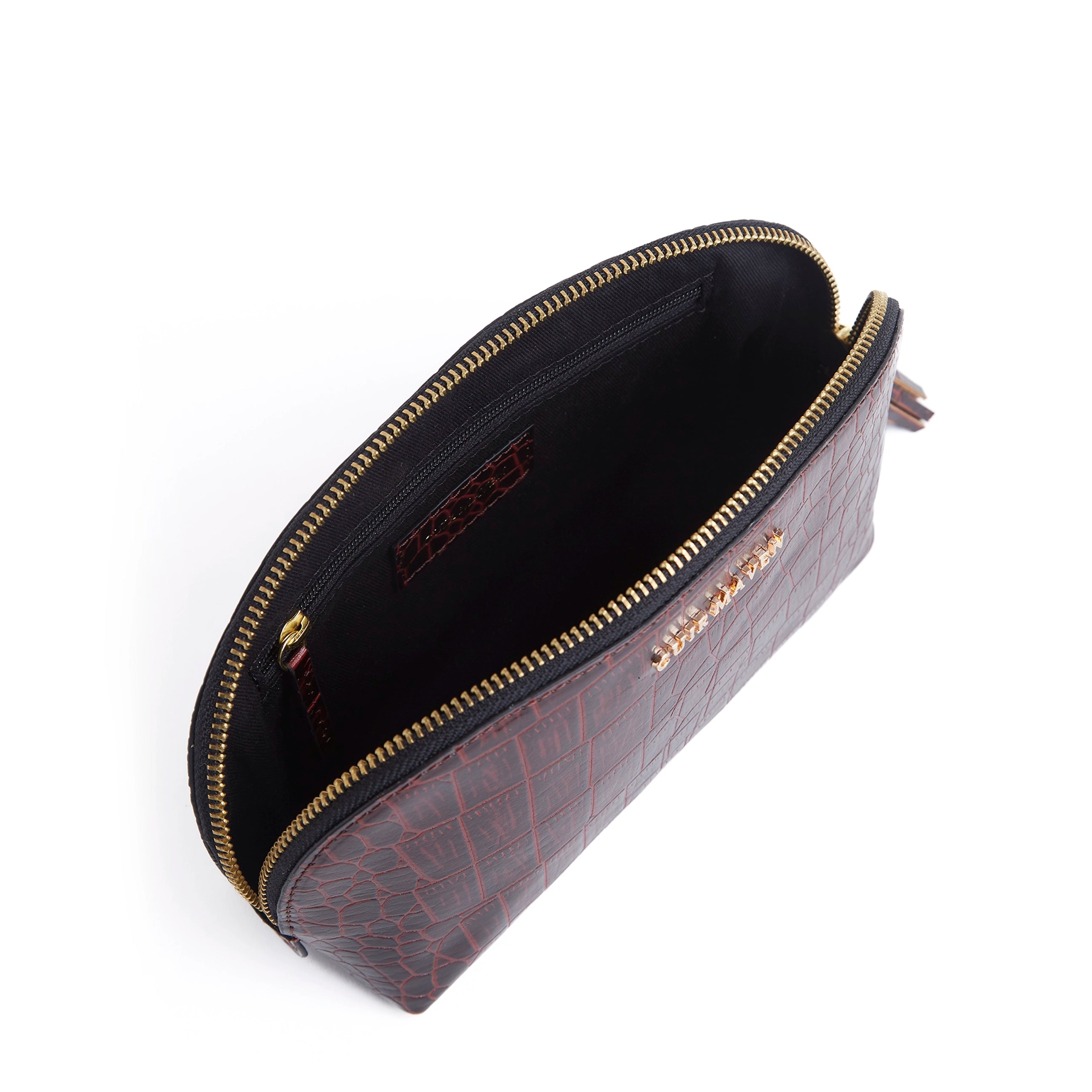 Bubble Pouch-Cherry Black