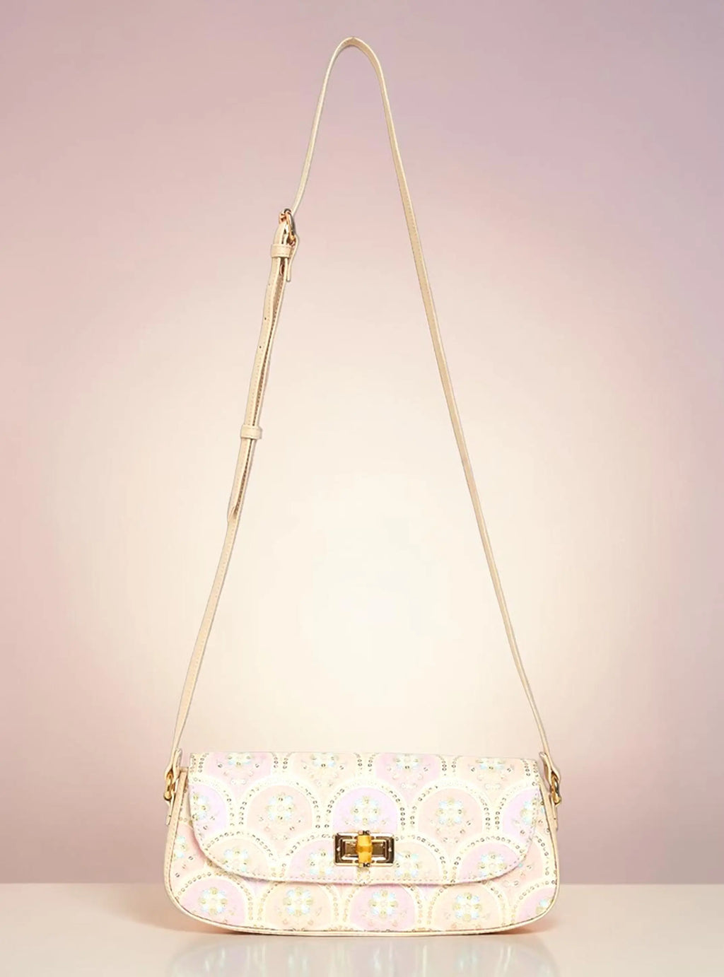 Saira Crossbody bag - Pearl Blush