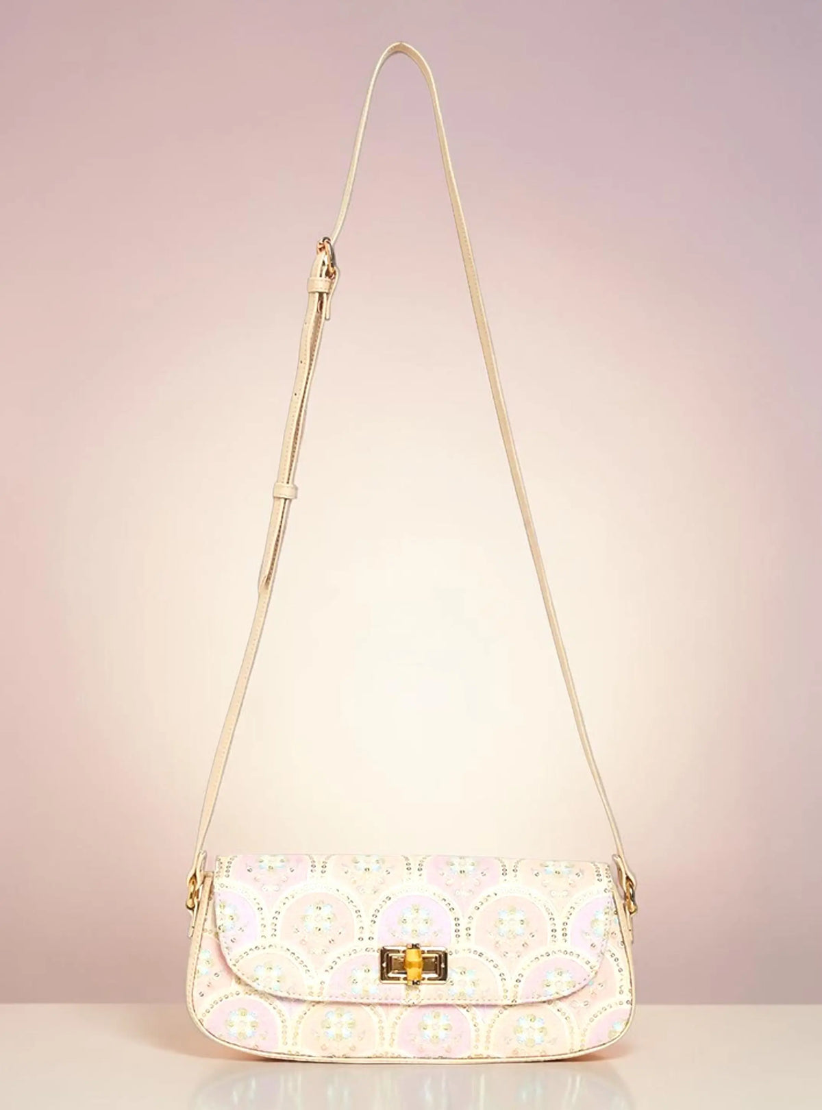 Saira Crossbody bag - Pearl Blush