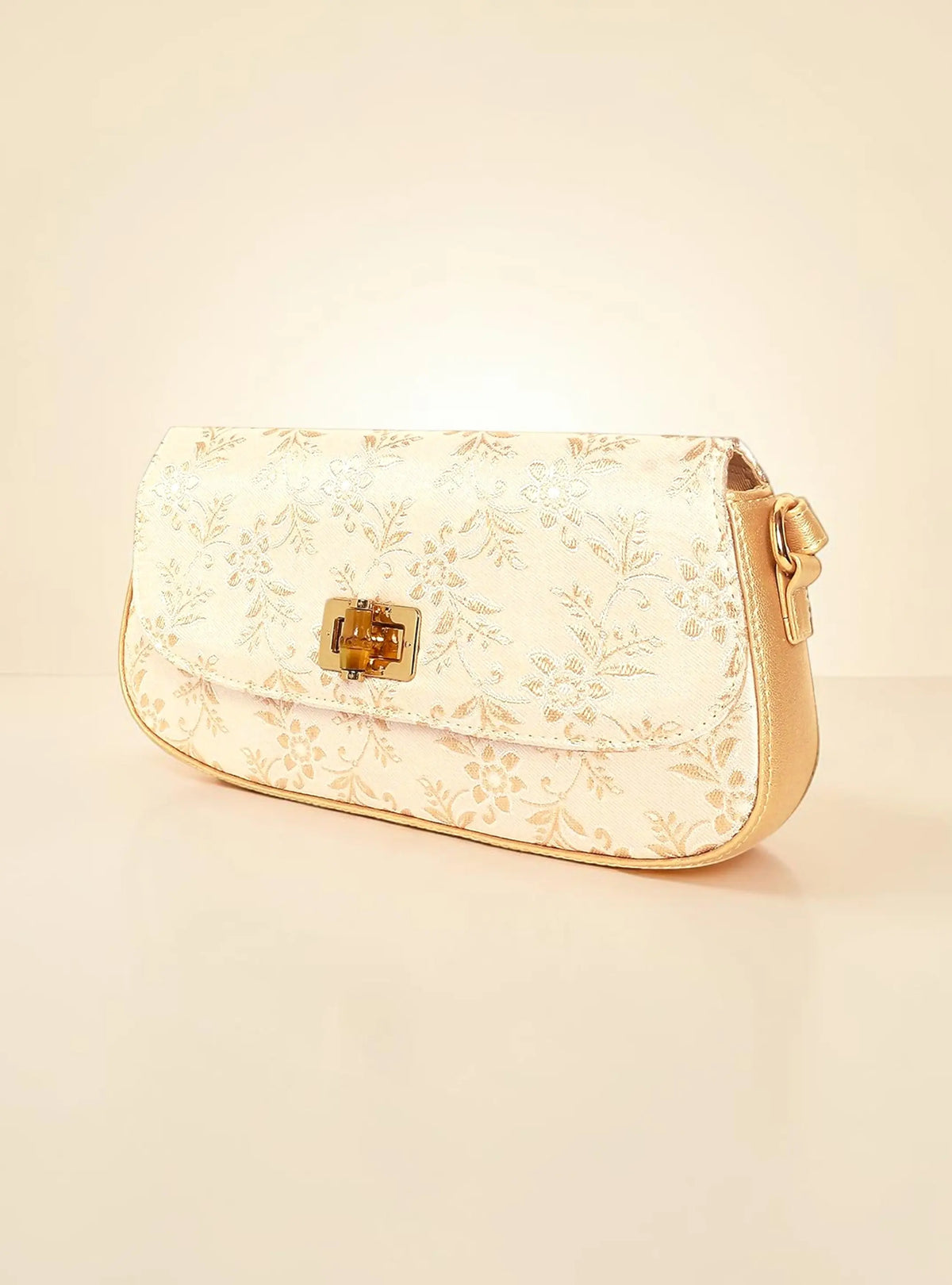 Saira Crossbody bag - Off white Gold