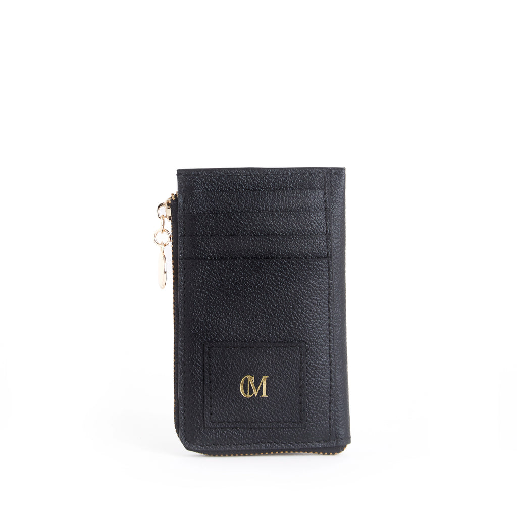 Card and coin wallet-Black