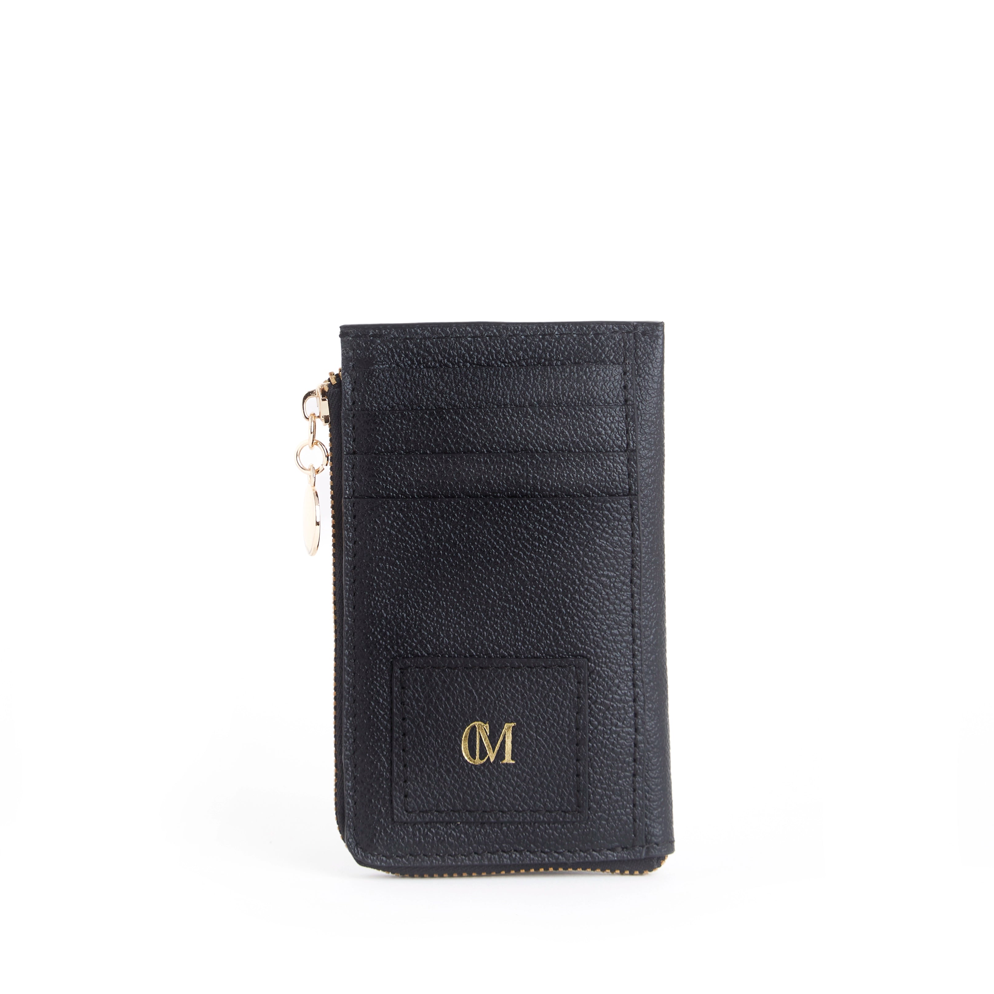 Card and coin wallet-Black