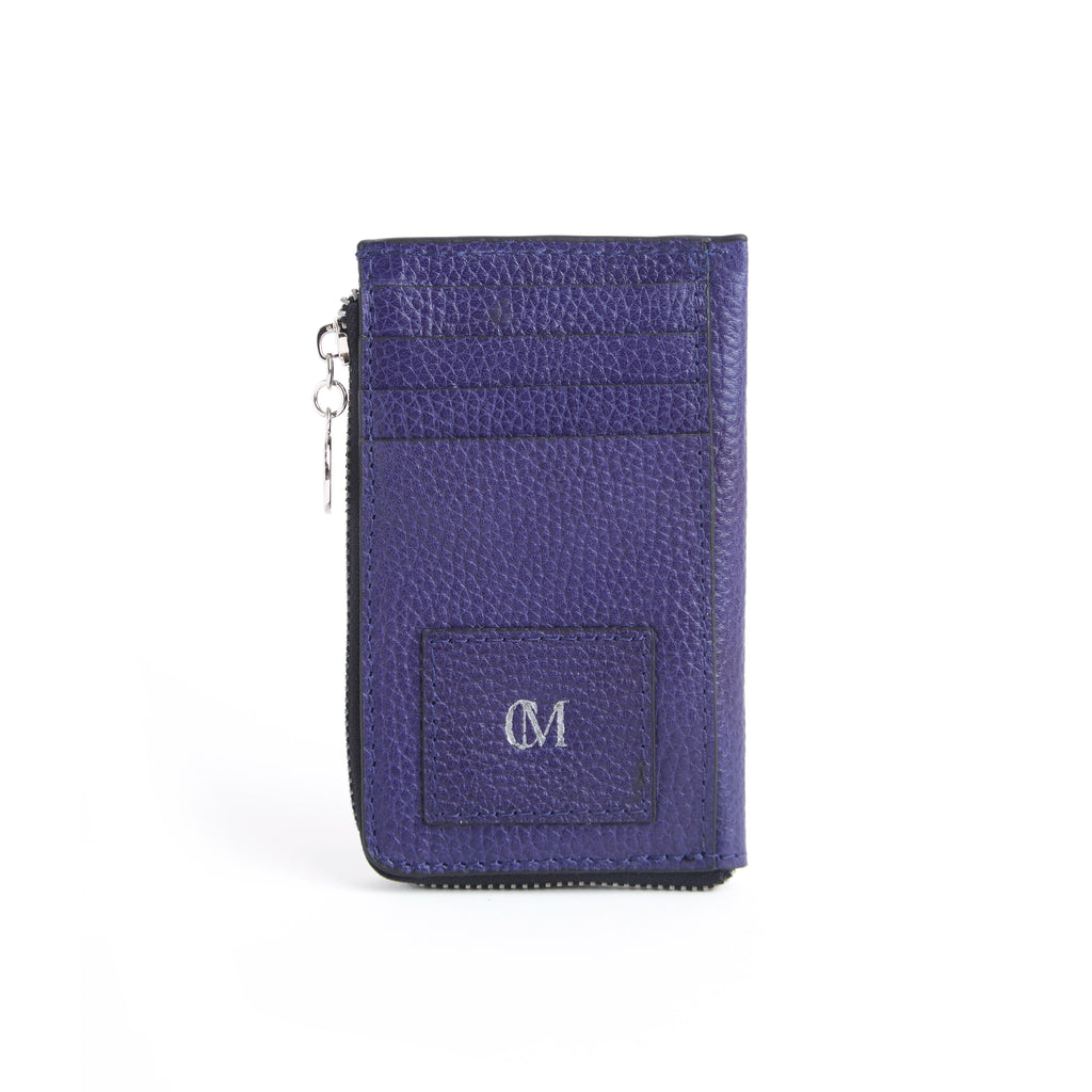 Card and coin wallet-Navy Blue