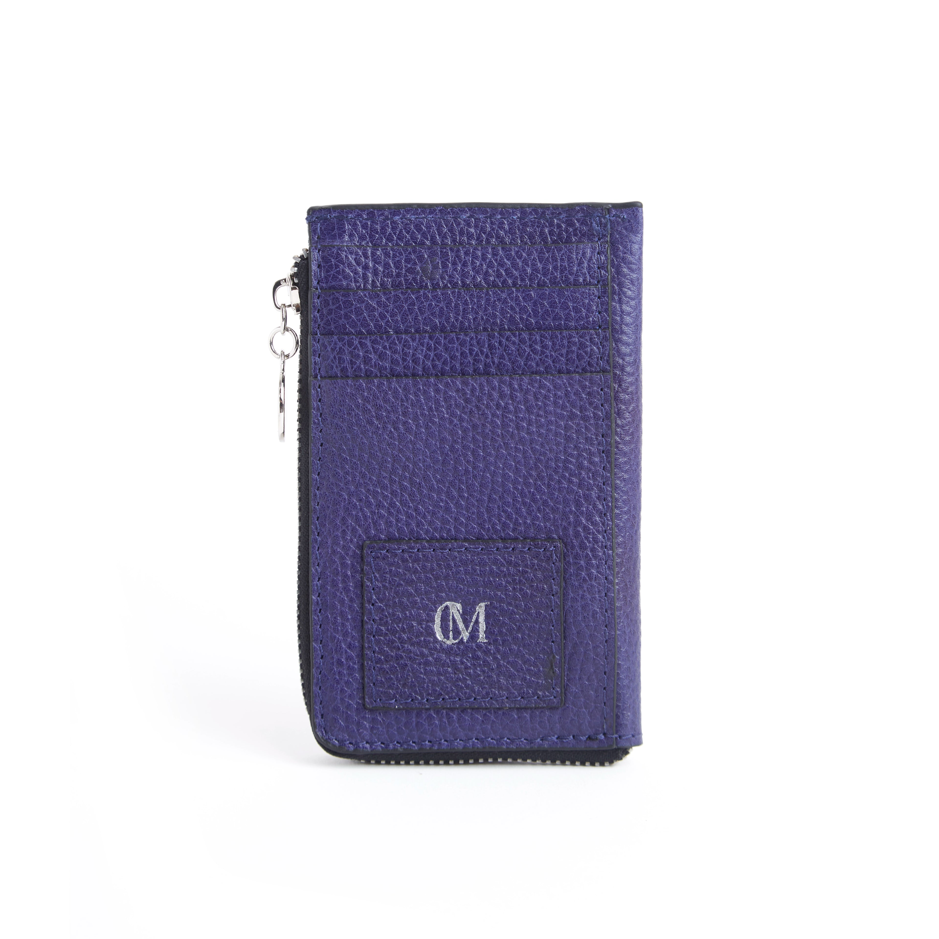 Card and coin wallet-Navy Blue