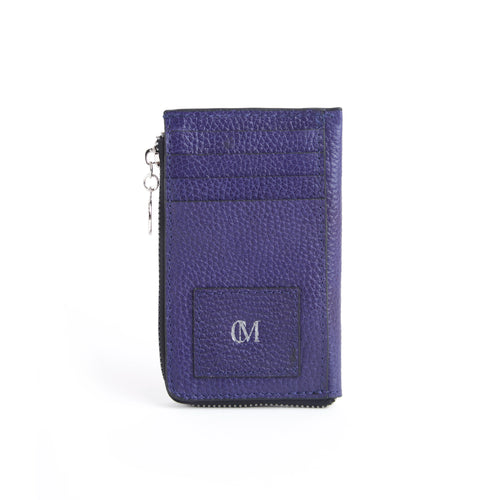 Card and coin wallet-Navy Blue