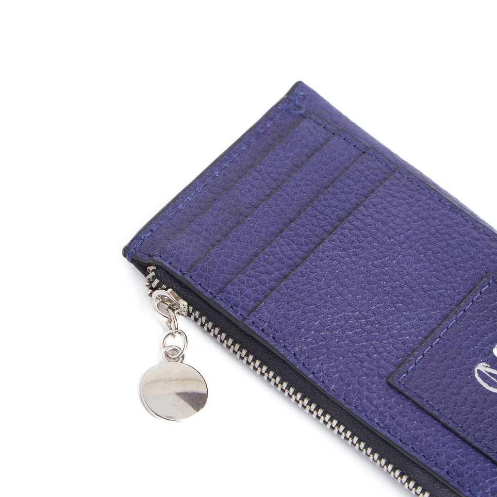 Card and coin wallet-Navy Blue