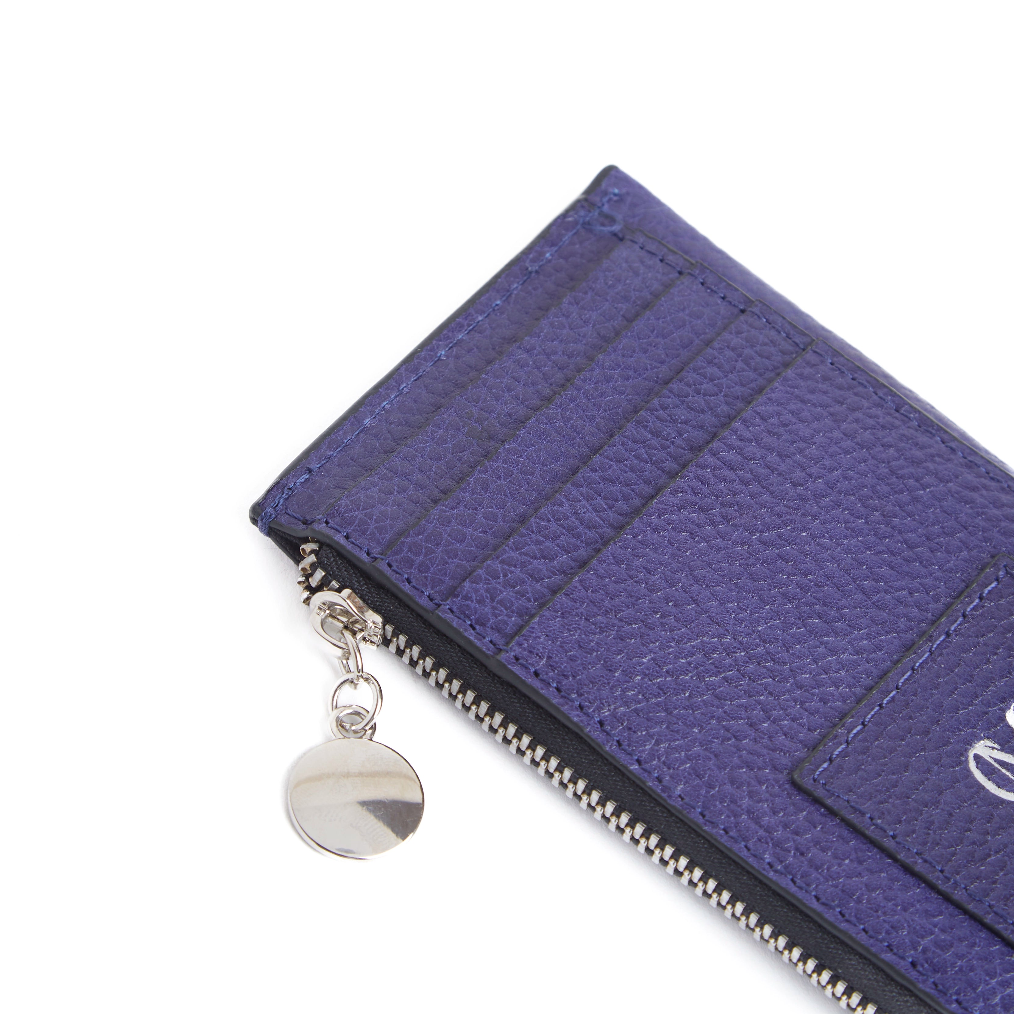 Card and coin wallet-Navy Blue