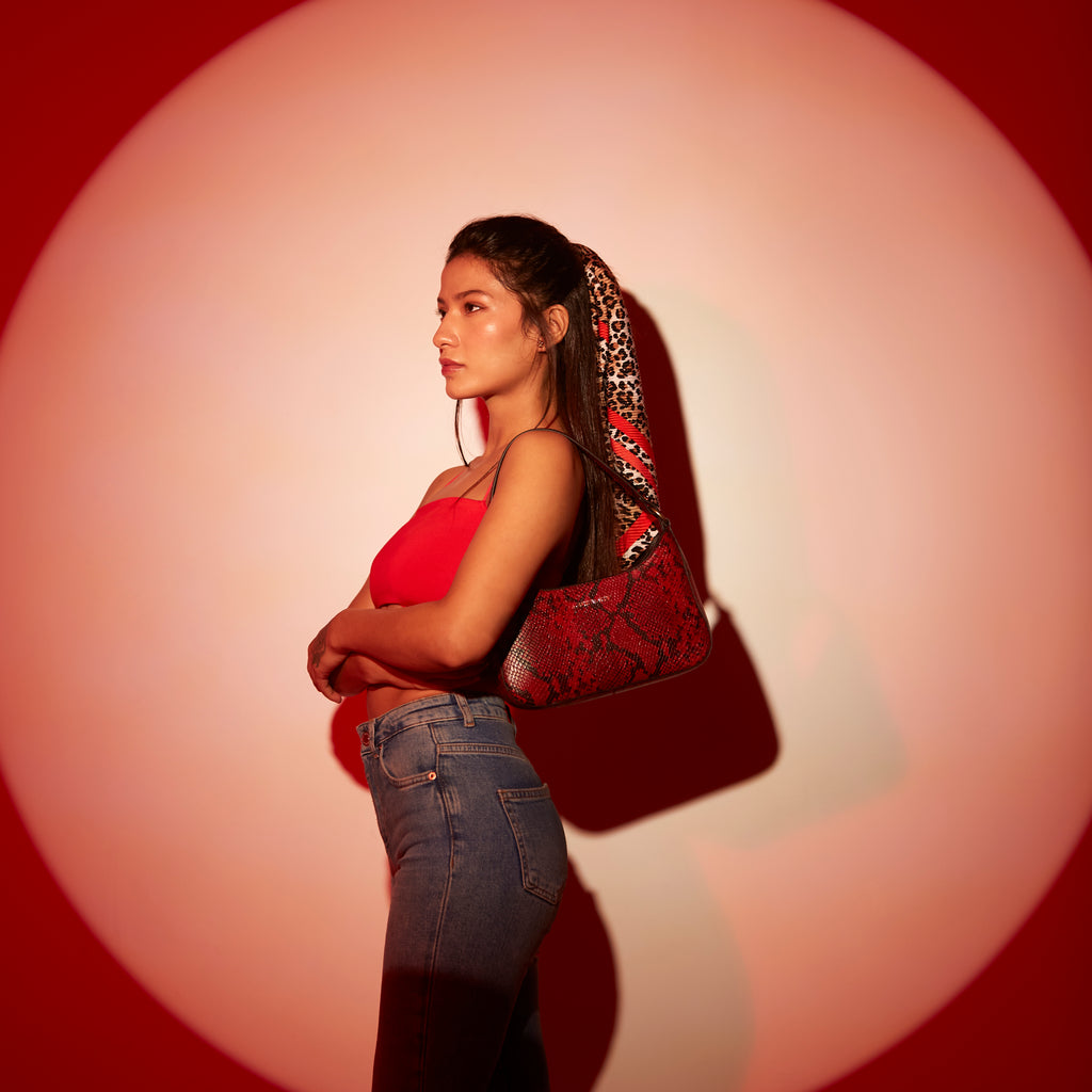 Shoulder Bag-Red