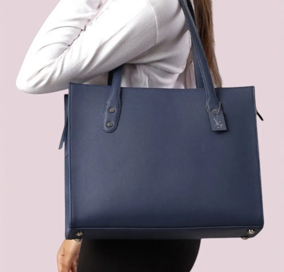 Elevate Tote-Navy Blue